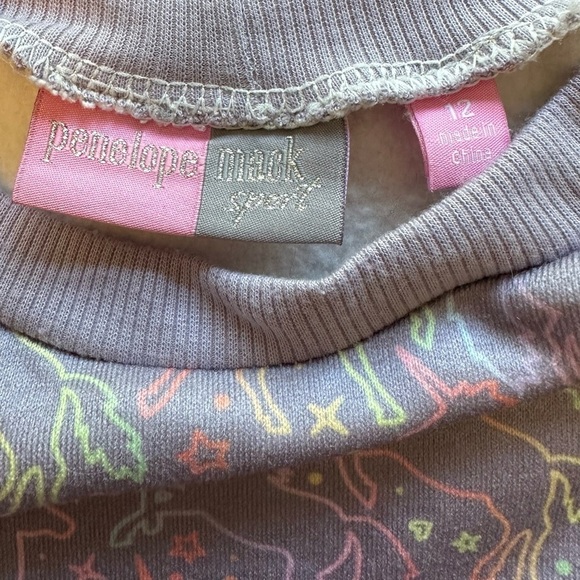 Penelope Mack Size 10-12 Girls Unicorn Pullover Crewneck Sweatshirt - Picture 5 of 6